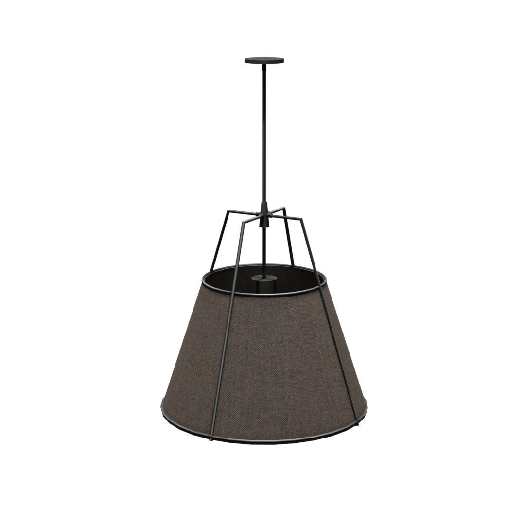 Kory Pendant Lamp Low-poly 3D model_3