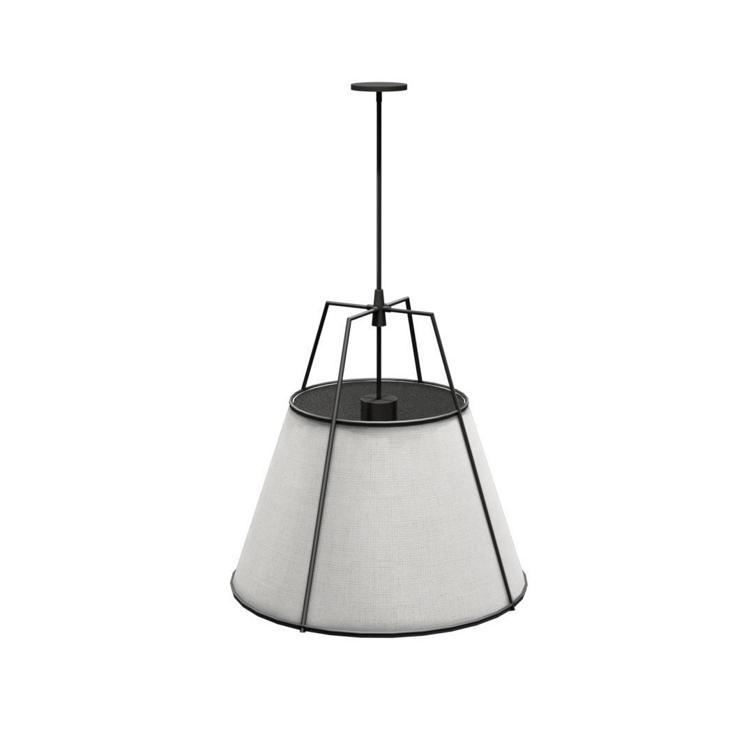 Kory Pendant Lamp Low-poly 3D model_2