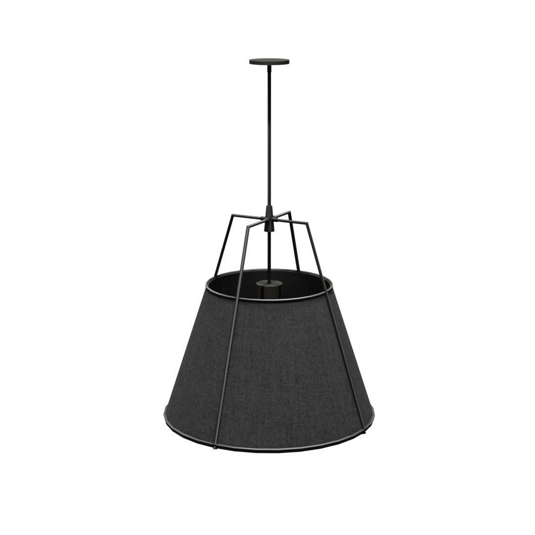 Kory Pendant Lamp Low-poly 3D model_5