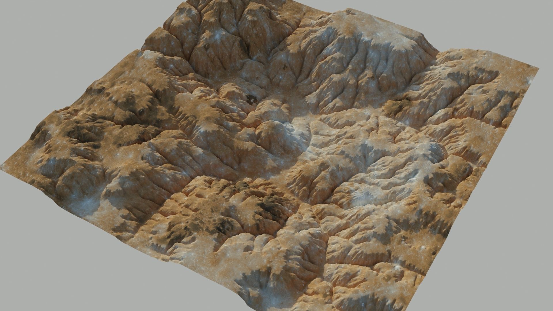 Planet Surface 3D model 2 Lod 3D model_15