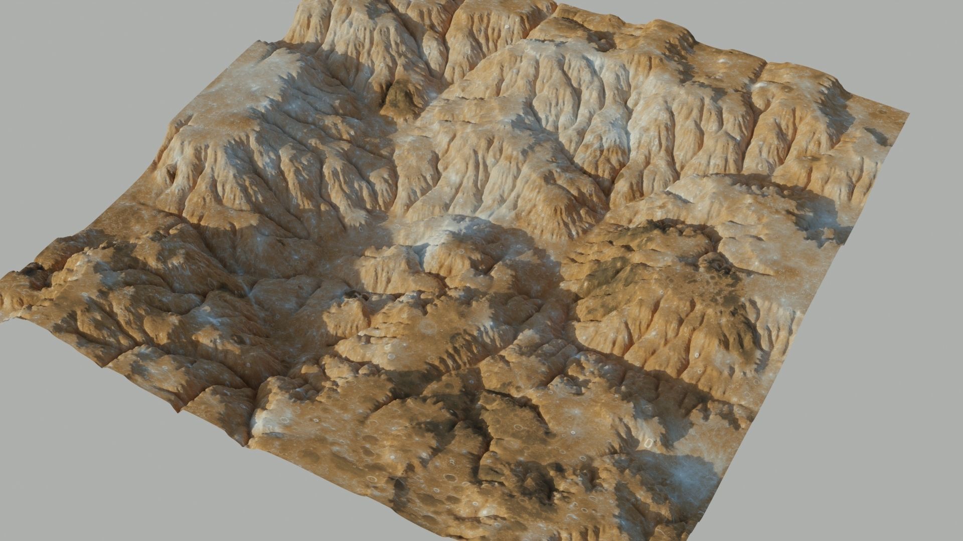 Planet Surface 3D model 2 Lod 3D model_22