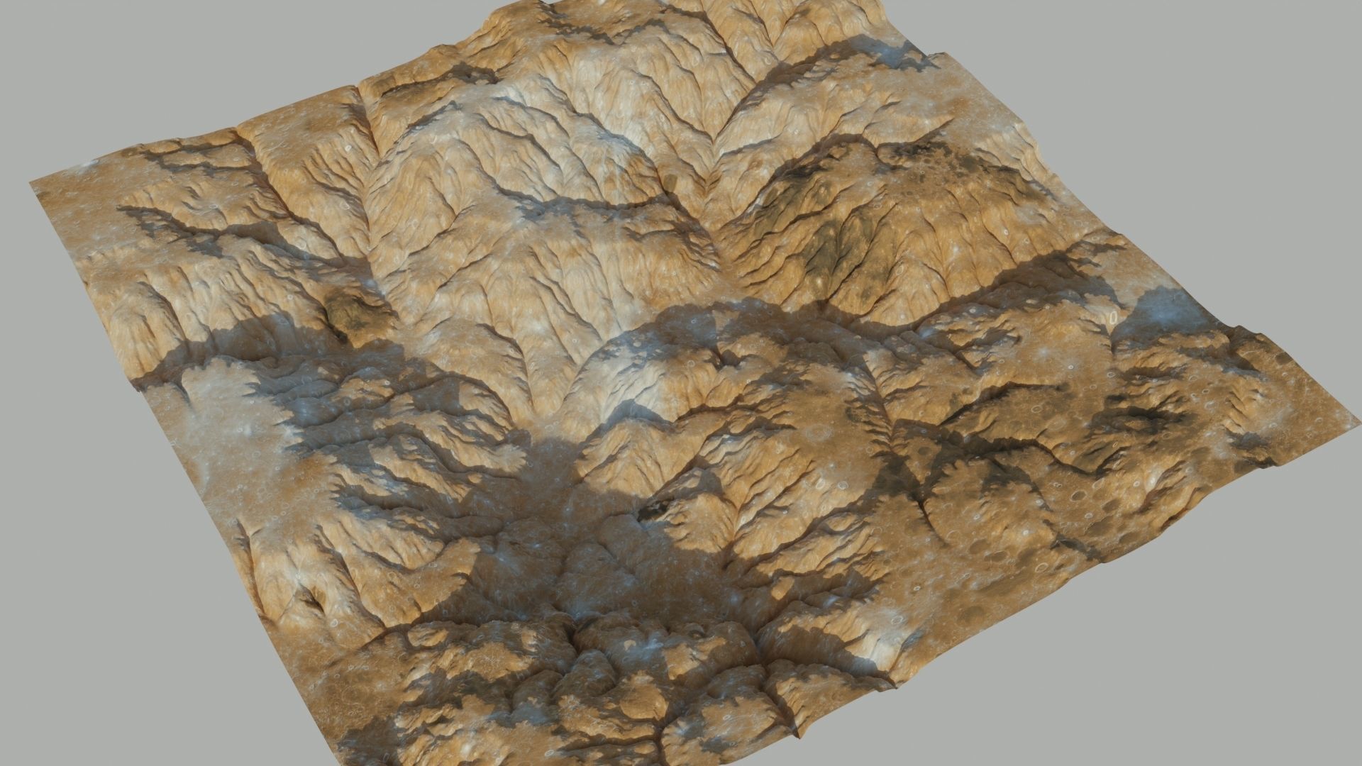 Planet Surface 3D model 2 Lod 3D model_24