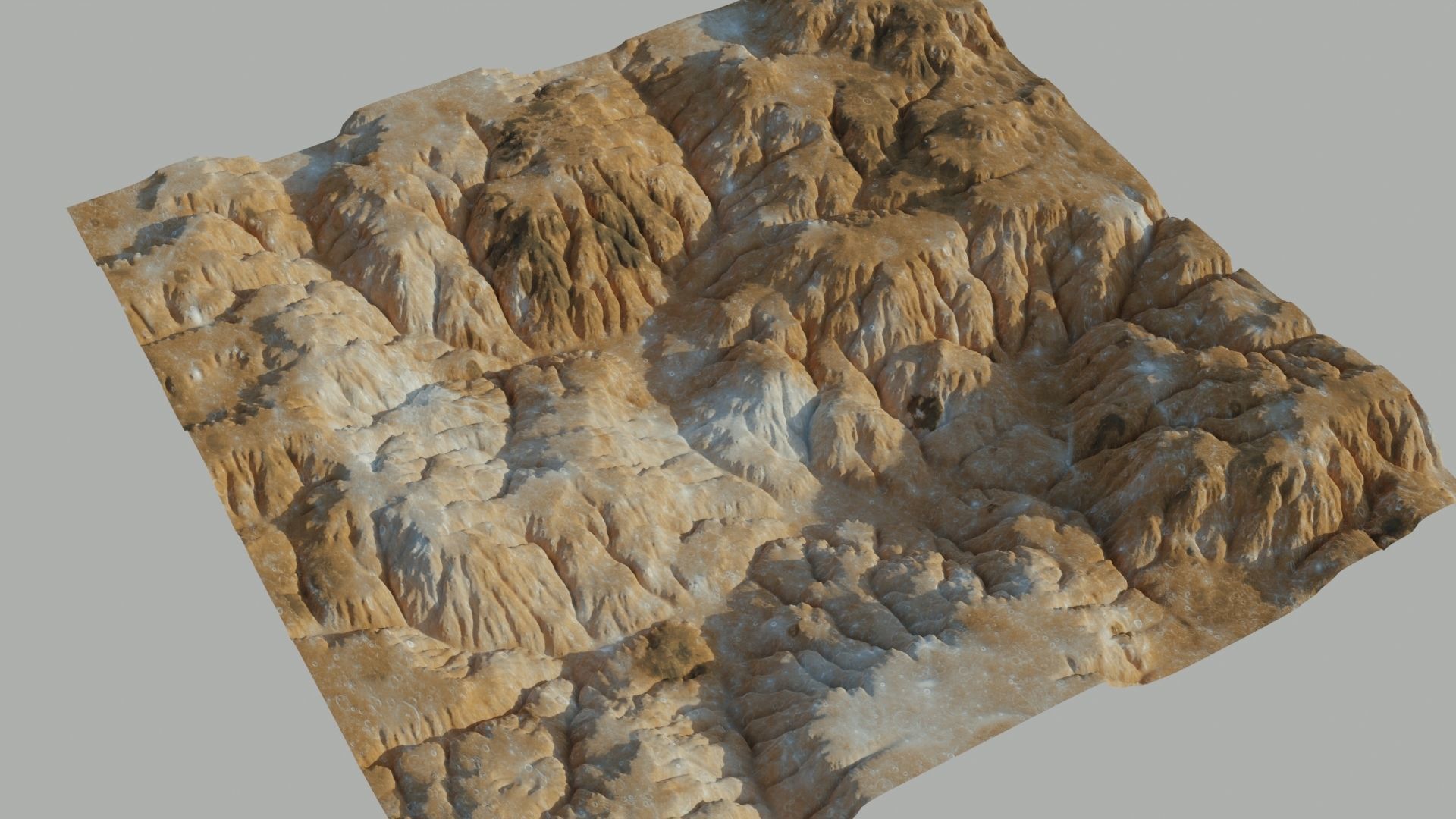 Planet Surface 3D model 2 Lod 3D model_6
