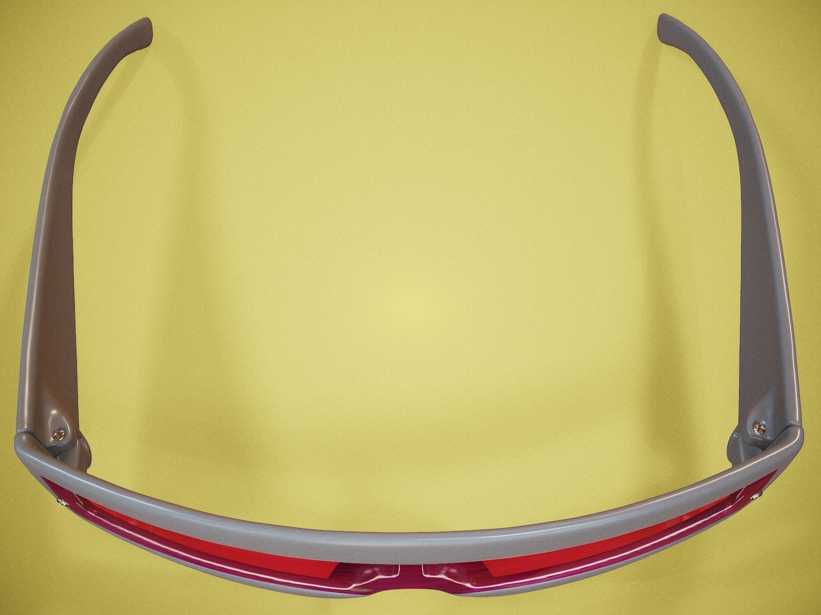 Robot Glasses Low-poly 3D model_3