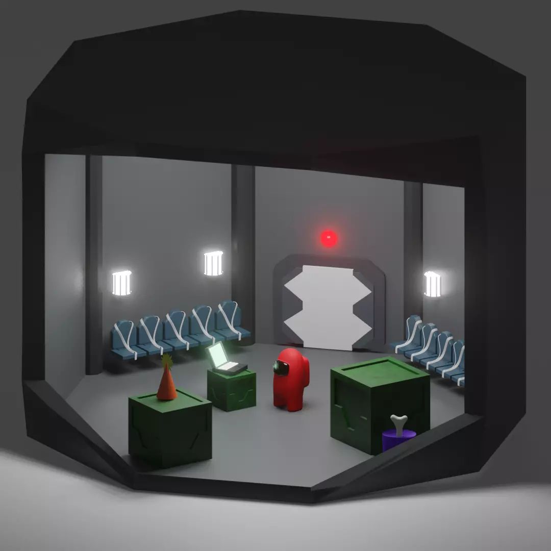 Among us Character model 3D model
