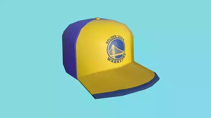 Golden State Warriors Cap - Low Poly NBA - Character Hat