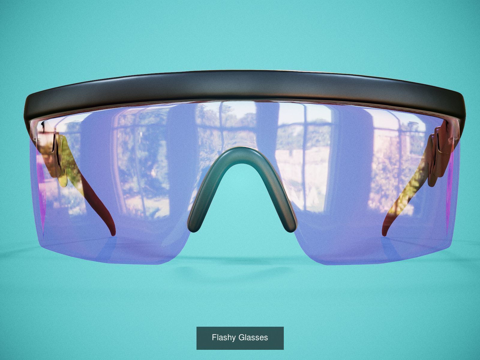 8 Trendy Spectacles 3D Model Collection_13