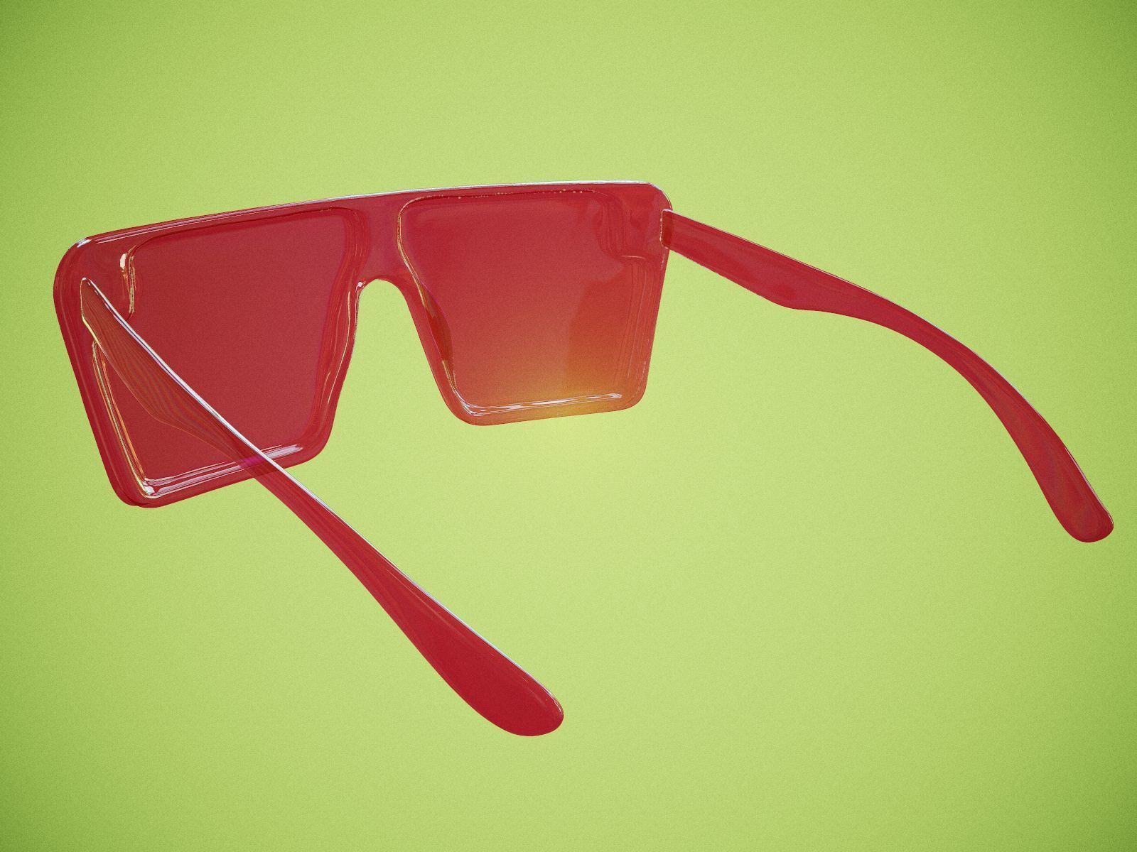 8 Trendy Spectacles 3D Model Collection_10