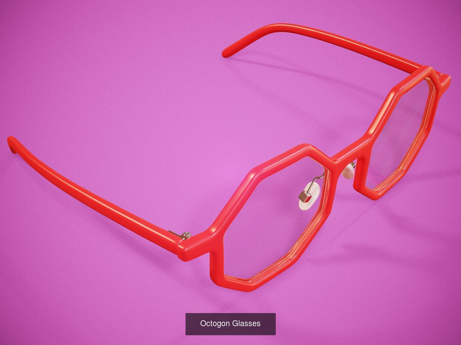 8 Trendy Spectacles 3D Model Collection_9