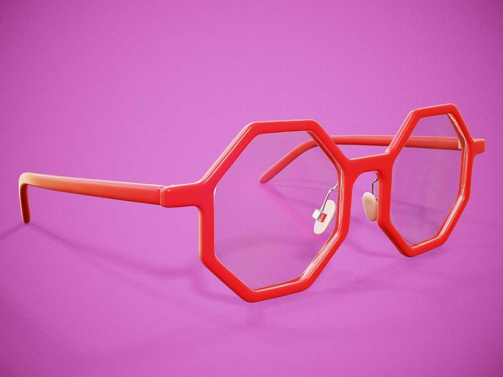 8 Trendy Spectacles 3D Model Collection_6