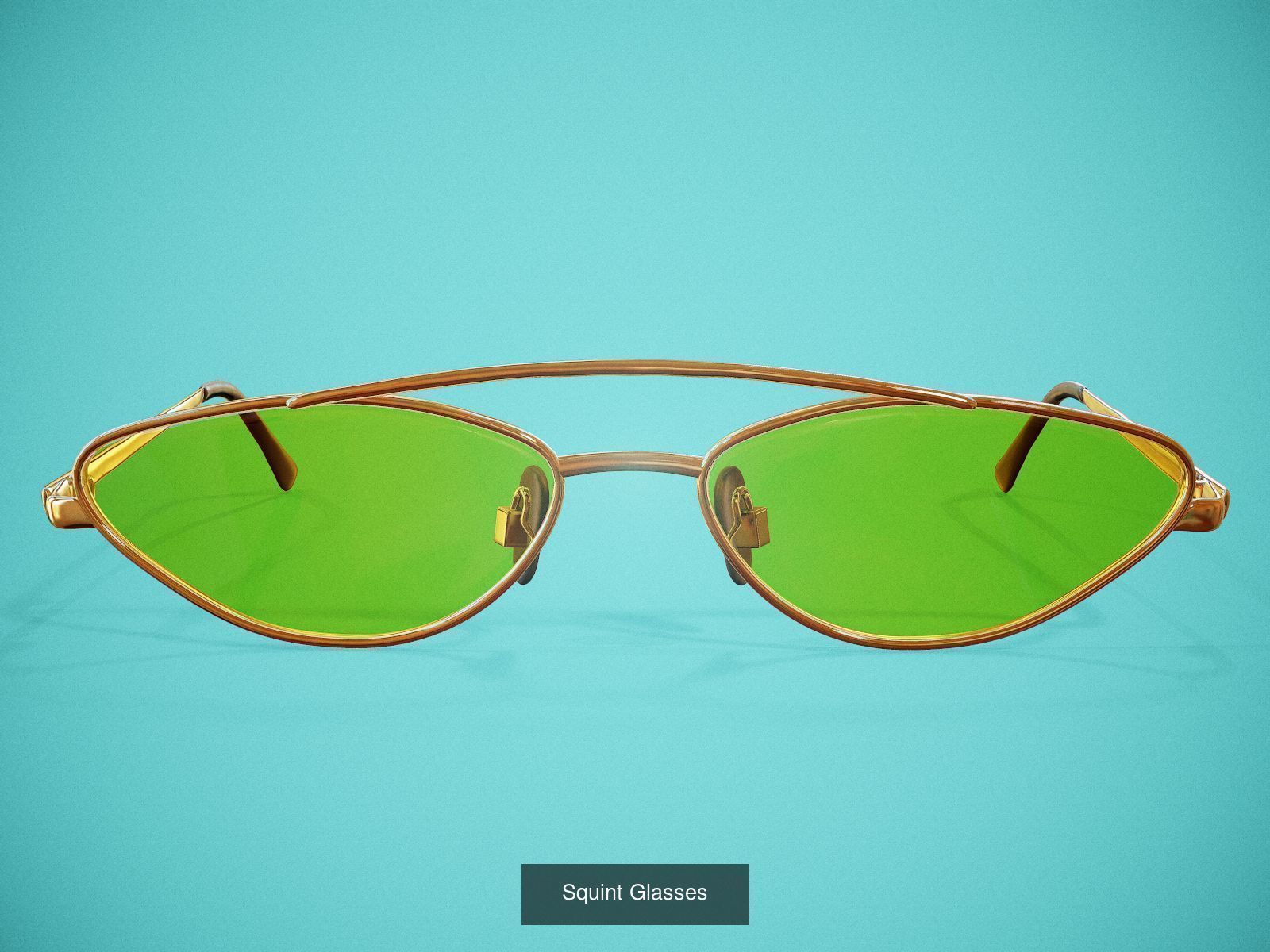 8 Trendy Spectacles 3D Model Collection_1