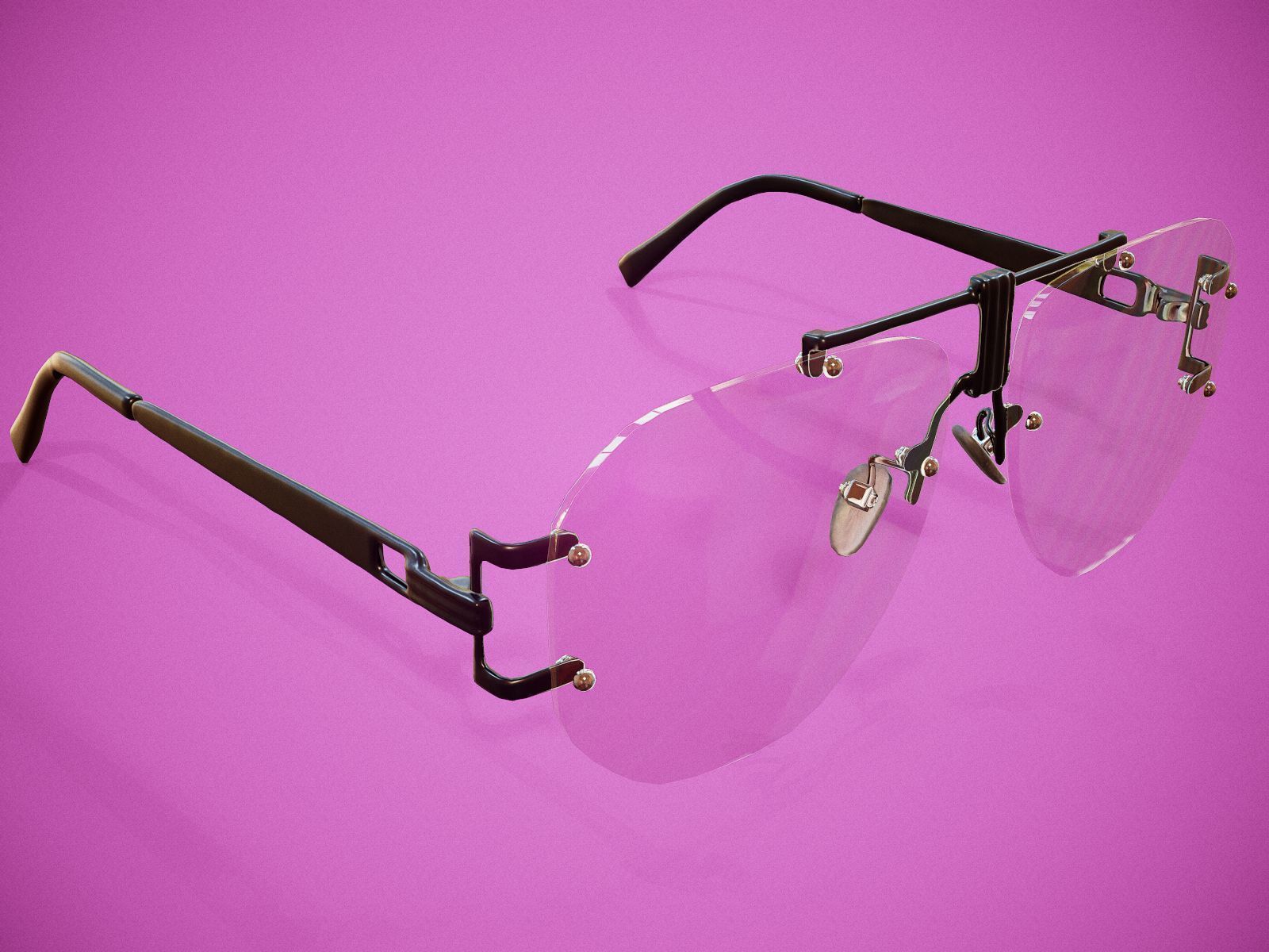 8 Trendy Spectacles 3D Model Collection_18