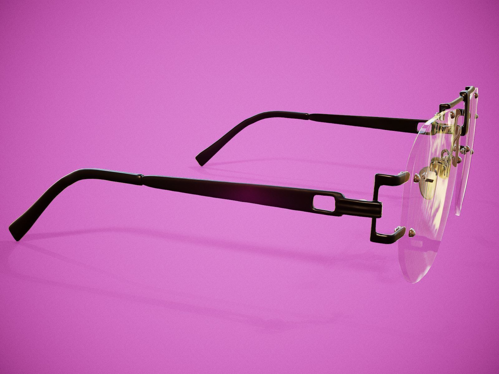 8 Trendy Spectacles 3D Model Collection_23