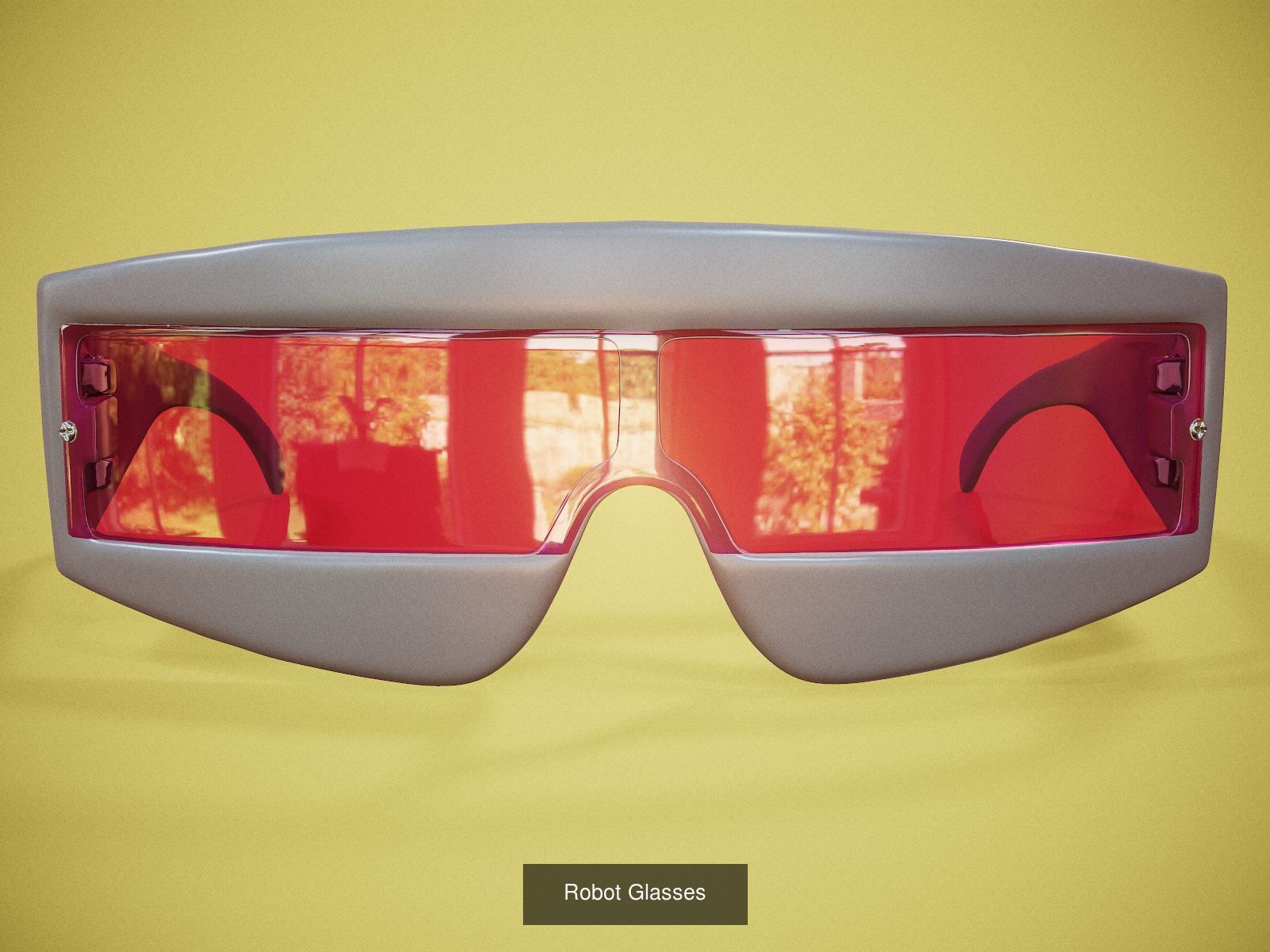 8 Trendy Spectacles 3D Model Collection_3