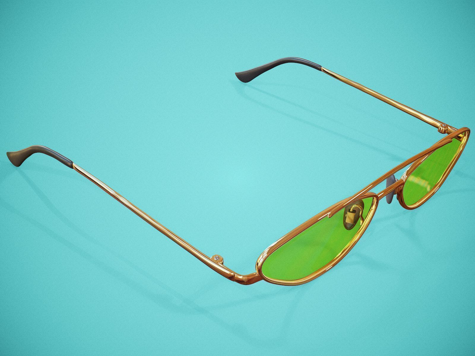 8 Trendy Spectacles 3D Model Collection_8