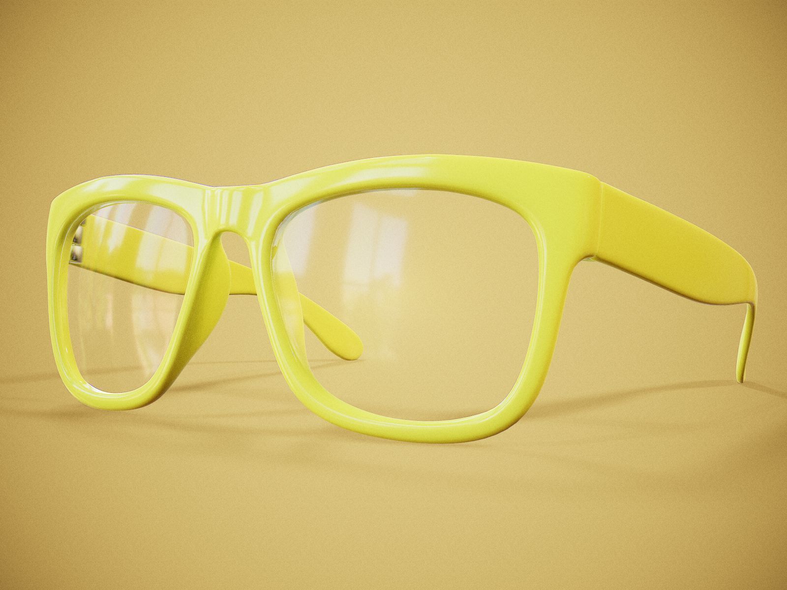 8 Trendy Spectacles 3D Model Collection_4