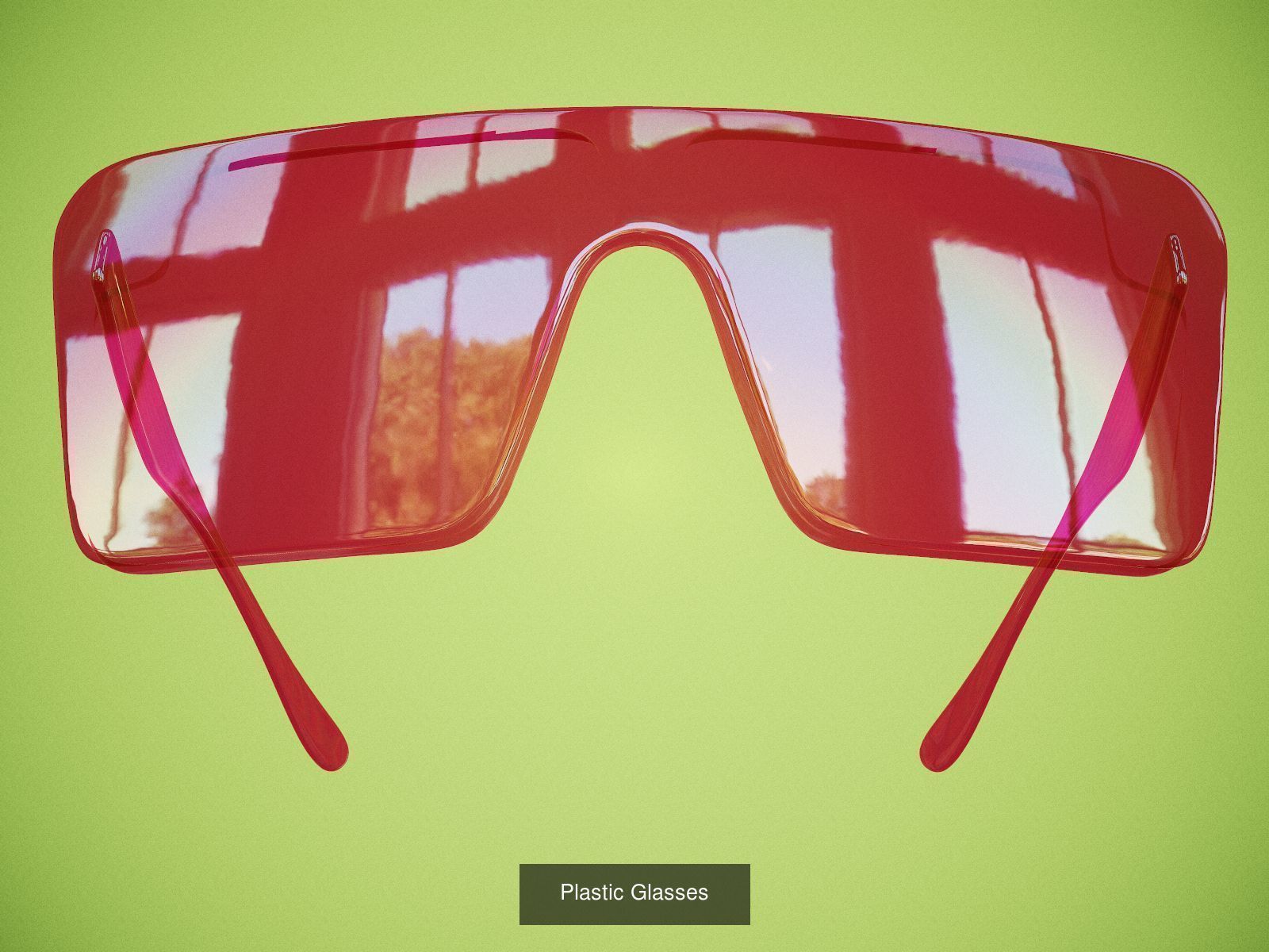 8 Trendy Spectacles 3D Model Collection_5
