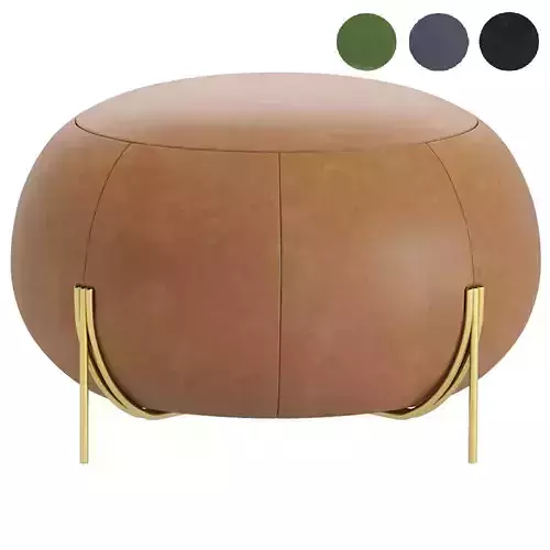 Saba Italia GEO pouf Leather
