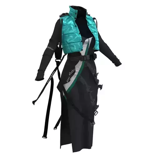 Cyberpunk DRESS SET