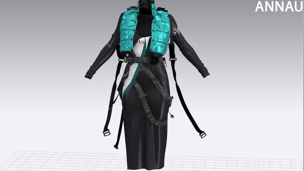 Cyberpunk DRESS SET 3D model | CGTrader Cyberpunk DRESS SET 3D model | CGTrader
