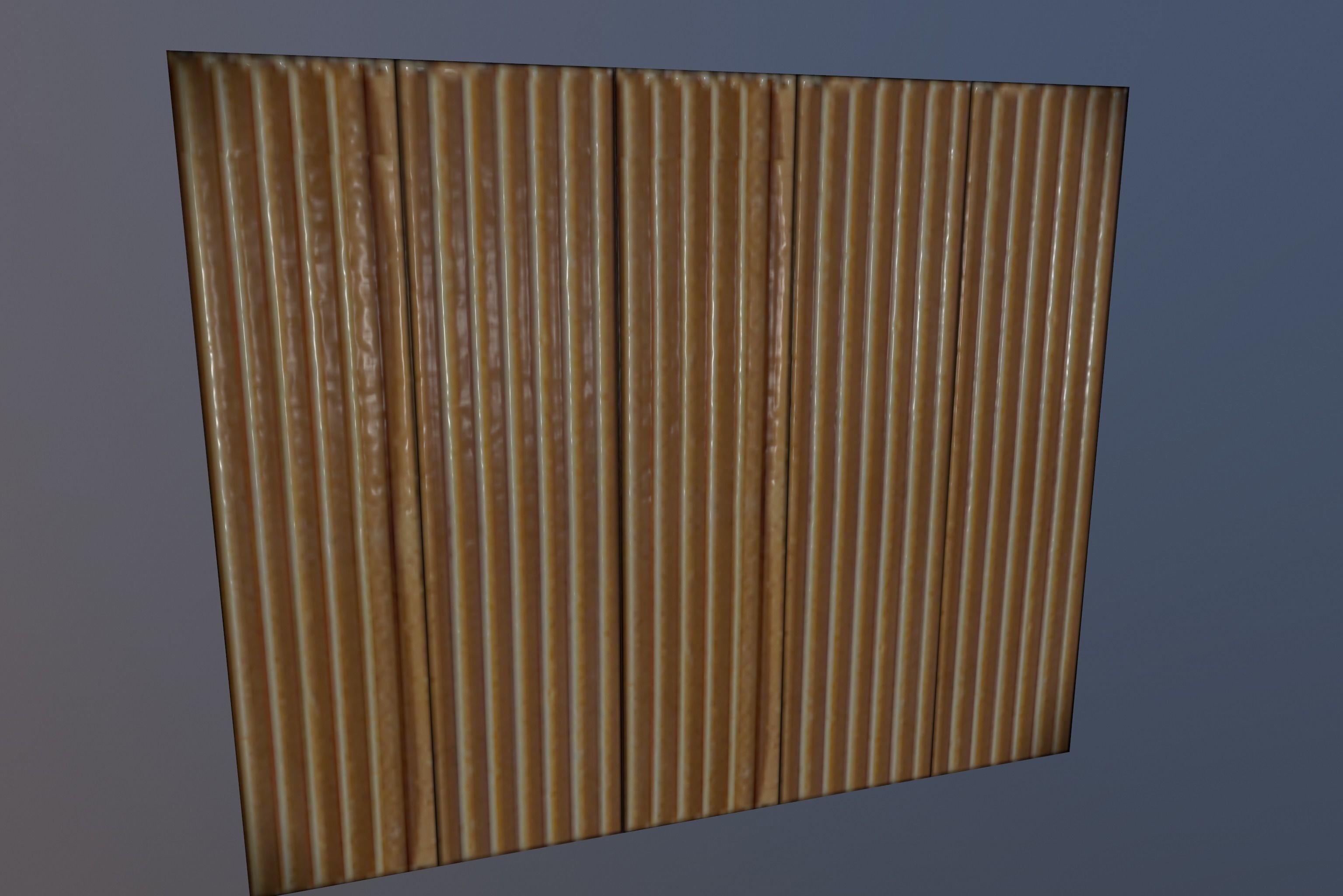 Perforated Brick  Low-poly 3D model_7