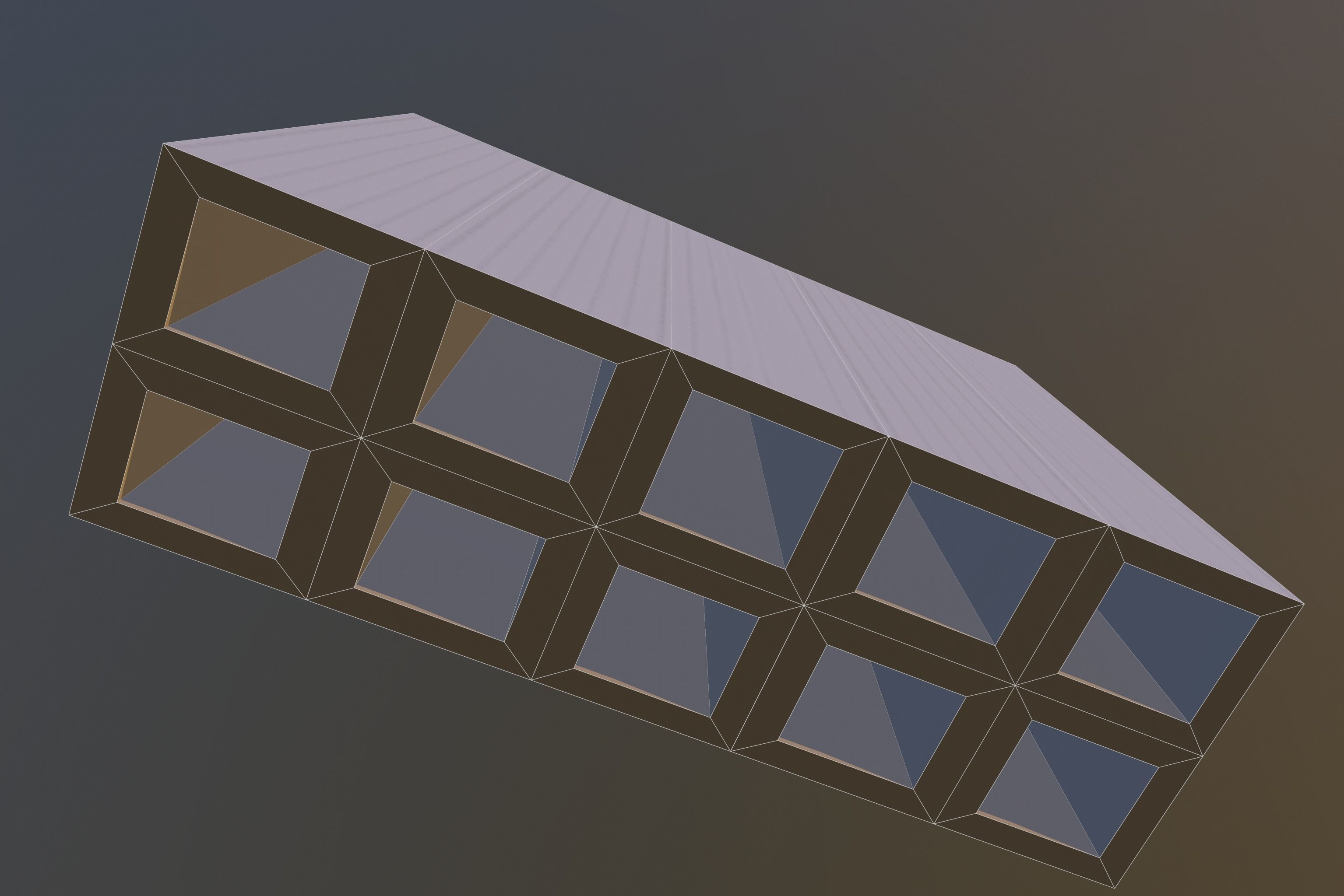 Perforated Brick  Low-poly 3D model_12