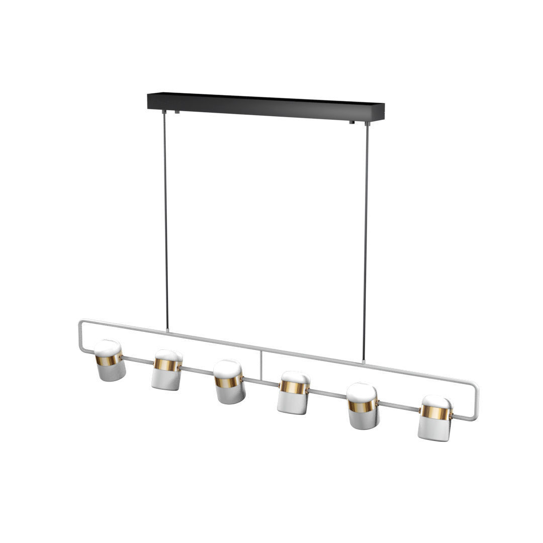 Ling PL6 Linear Suspension Low-poly 3D model_2