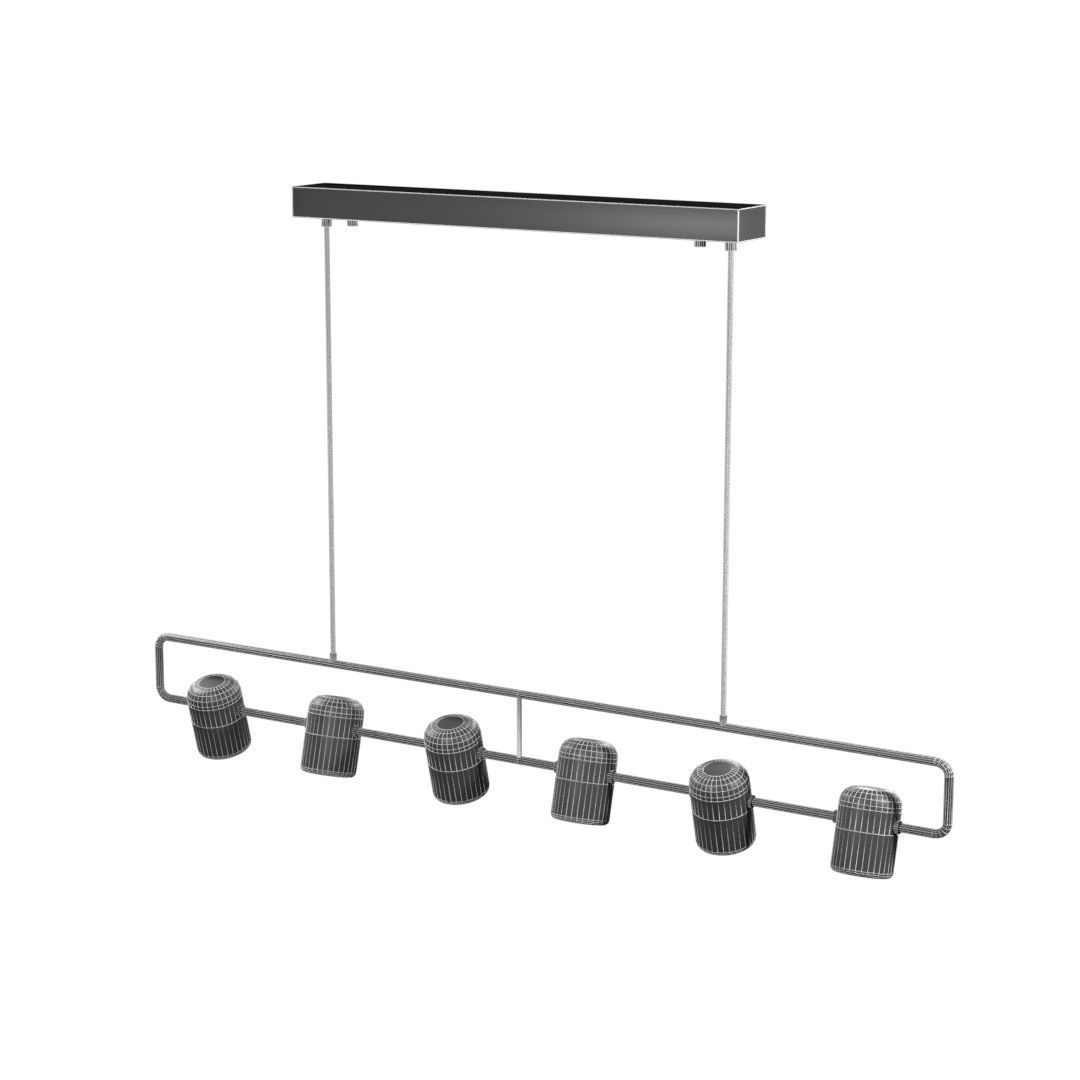 Ling PL6 Linear Suspension Low-poly 3D model_3