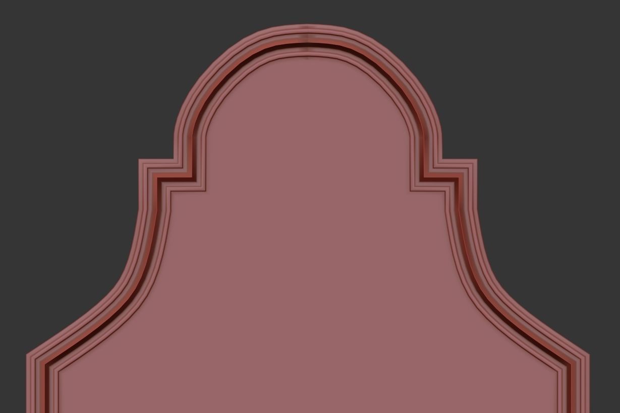 mirror arayna 3D model_5