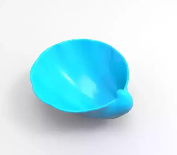 Scallop Geometric Succulent 3D Printing Planter  3D print model