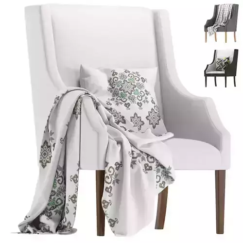 Coco Republic Morton Reading Chair 3D model