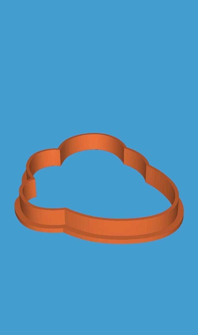 MakeIT Easter Cookie Cutter Collection Broken Egg With Frame 3D model_6