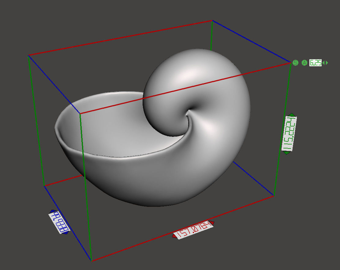 Clam Geometric Plant 3D Printing Planter  3D print model_5