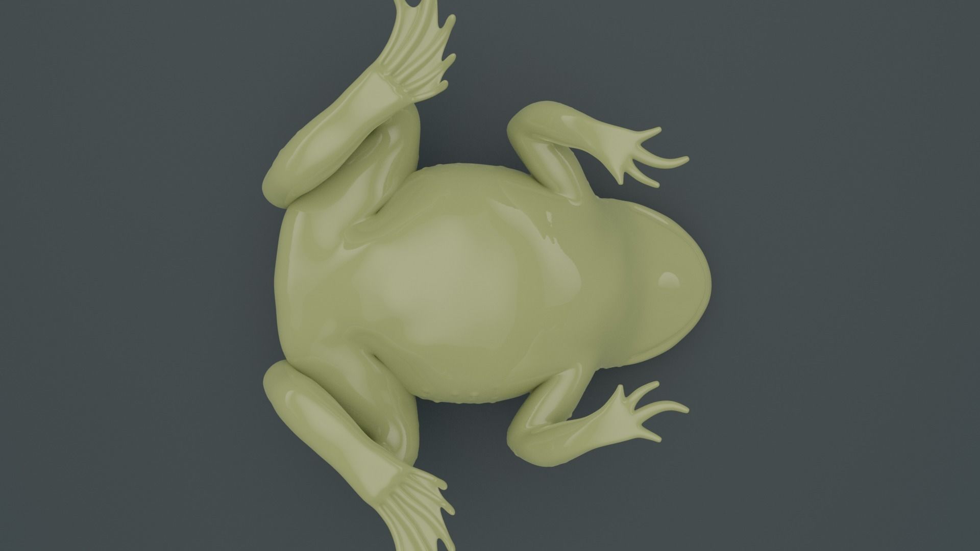 Bombina Variegata Fire-bellied mountain toad frog 3d printing  3D print model_6