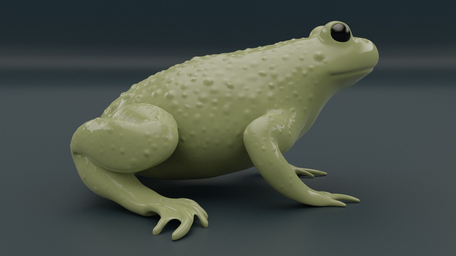 Bombina Variegata Fire-bellied mountain toad frog 3d printing  3D print model_2
