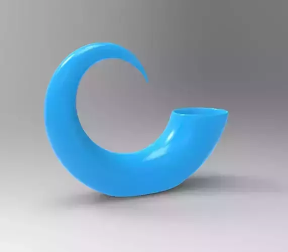 Horn Geometric Herb 3D Printing Planter  3D print model