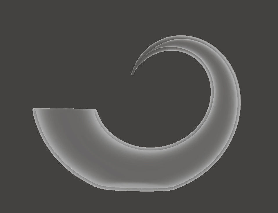 Horn Geometric Herb 3D Printing Planter  3D print model_4