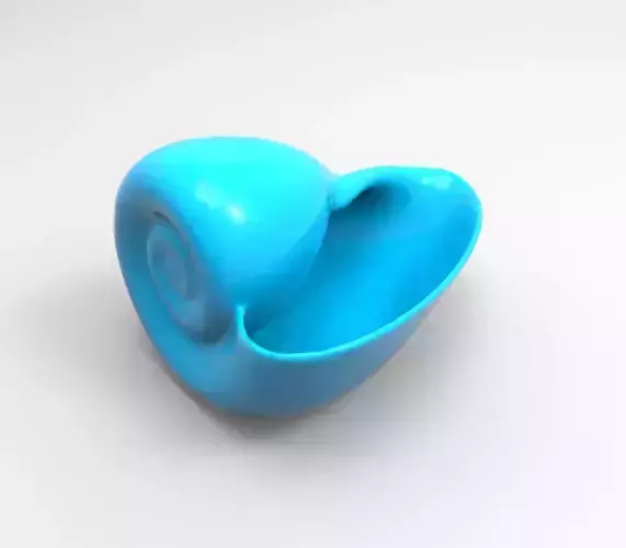 Cockleshell Geometric Plant 3D Printing Planter  3D print model