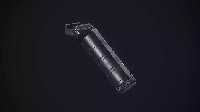 ZENITH VERTICAL SHORT GRIP  45 ANGLED Low-poly 3D model