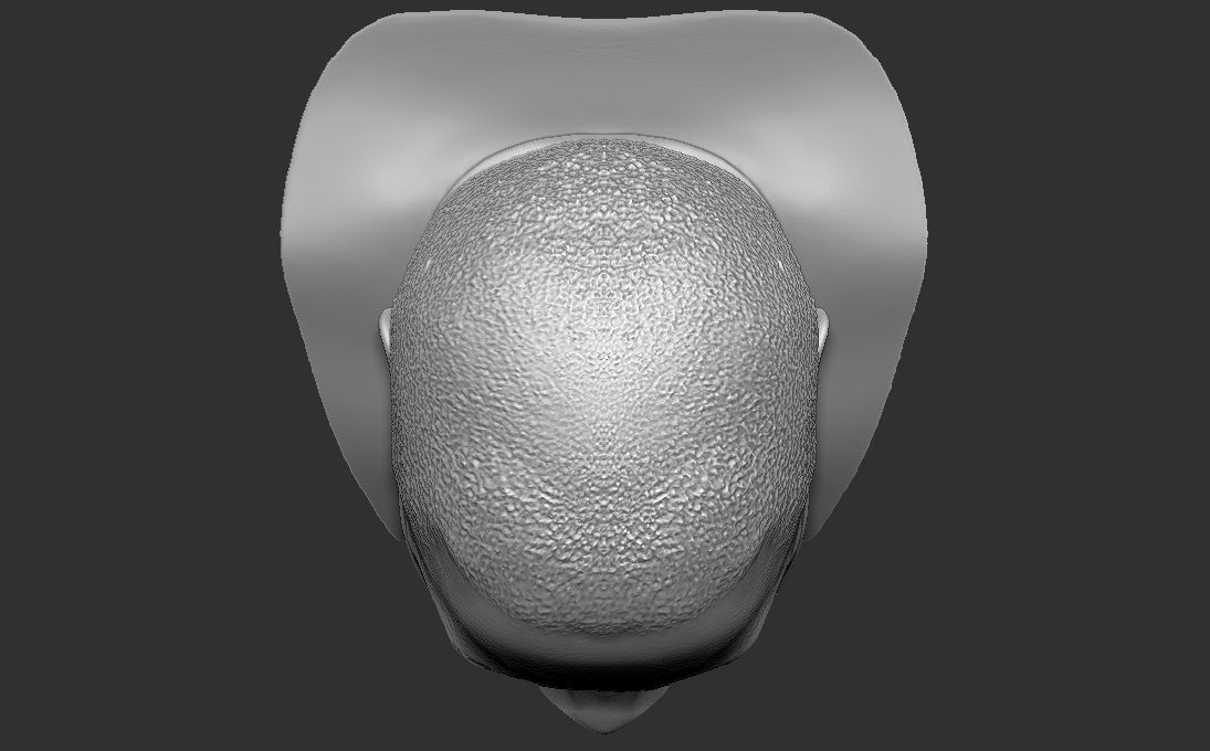 Ice Cube bust 3D printing ready stl obj formats 3D print model_20