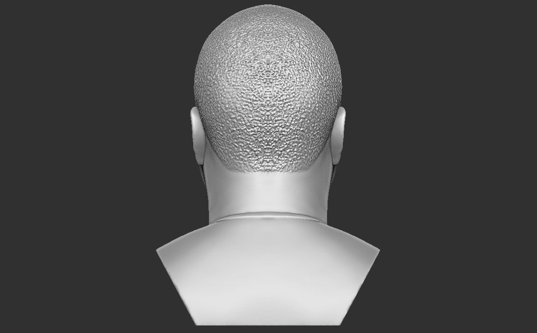 Ice Cube bust 3D printing ready stl obj formats 3D print model_11