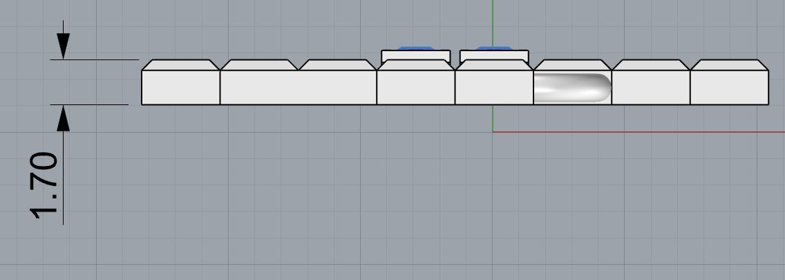 Invader Necklace  3D print model_4