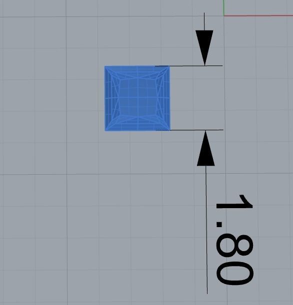 Invader Necklace  3D print model_7