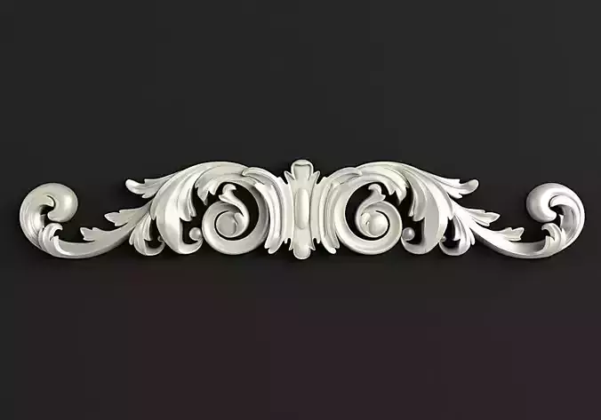 Carved decor horizontal