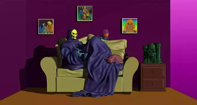 Skeletor Masters Of The Universe  3D print model