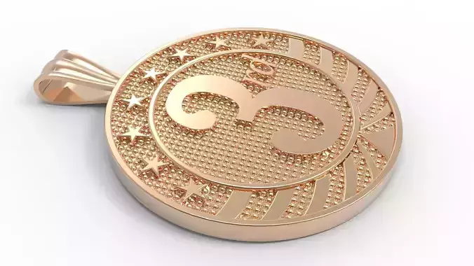 medallion 3rd 3D print model