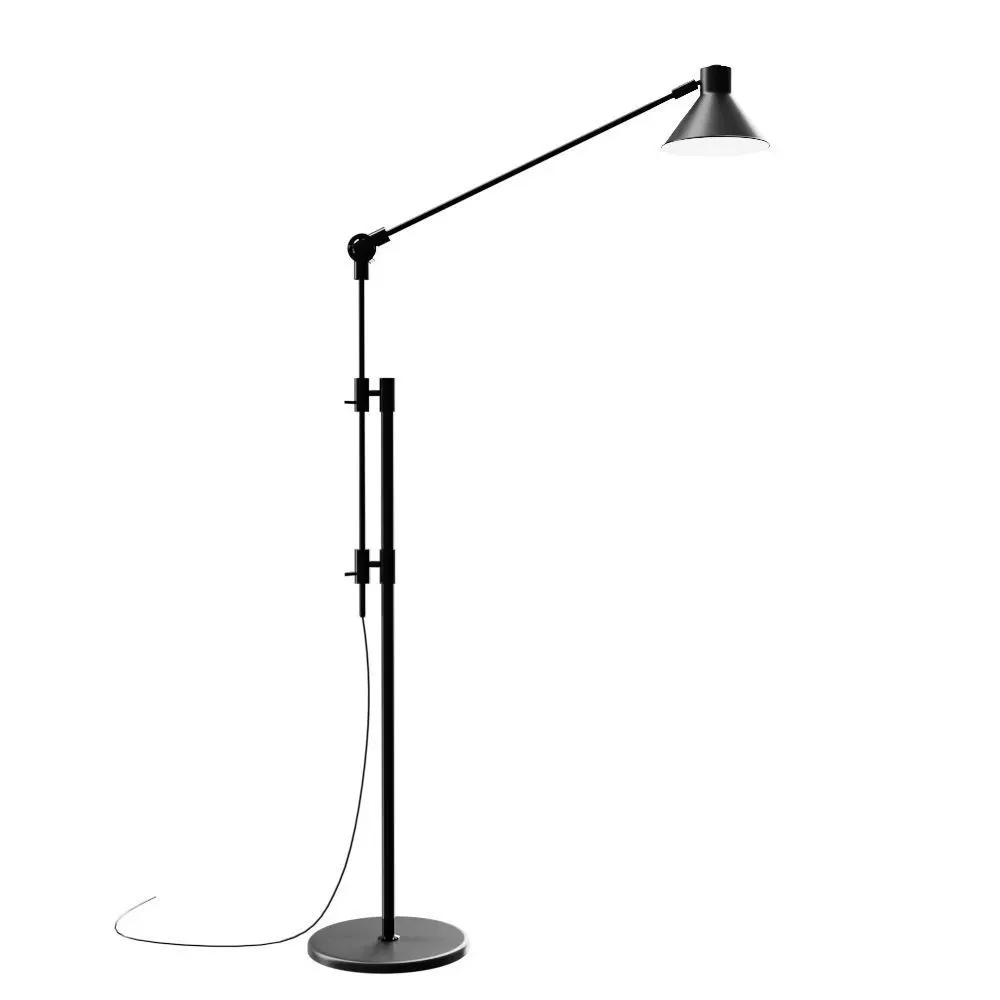 Odine Floor Lamp Black 3D model