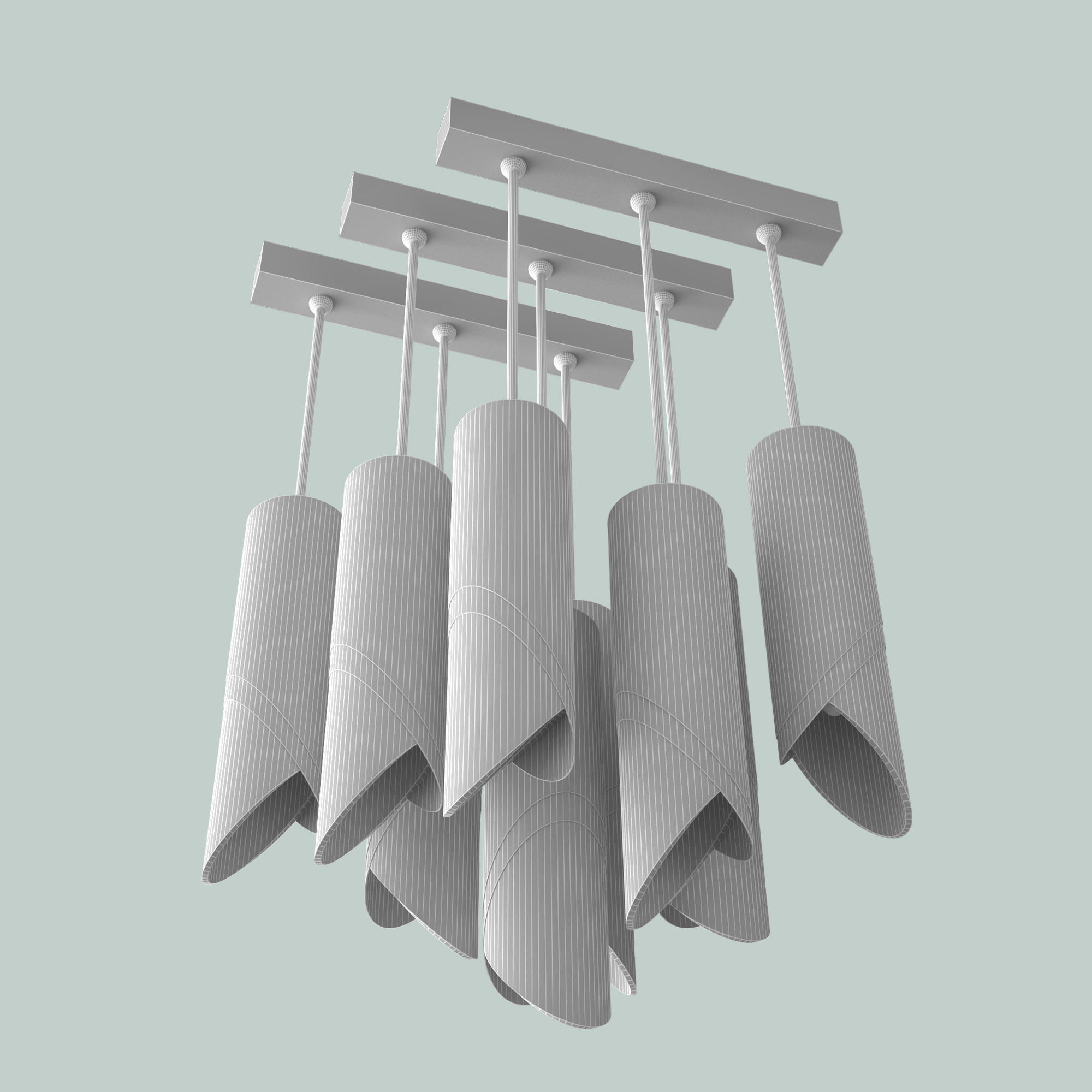 Modern Lamp 3D model_5