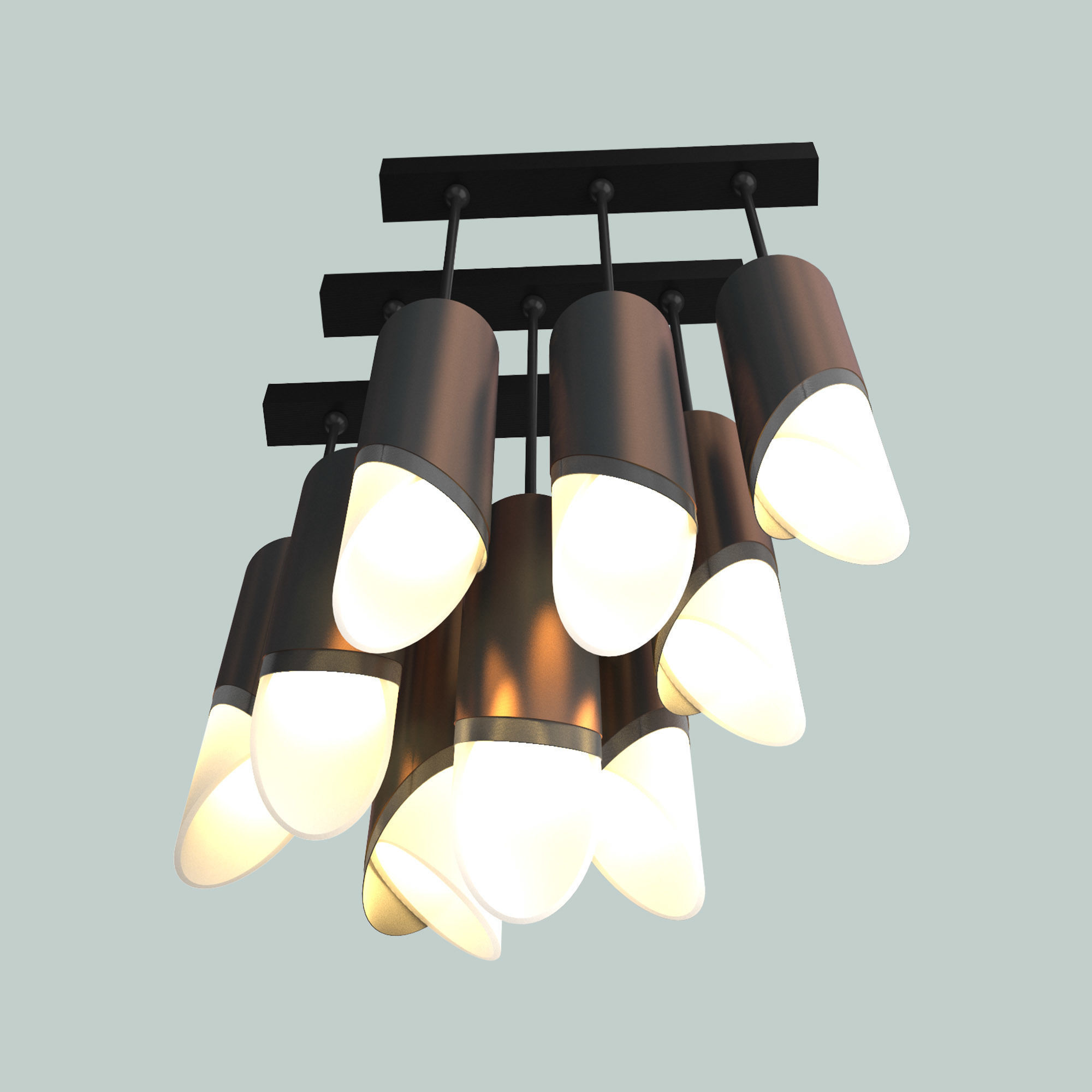 Modern Lamp 3D model_4