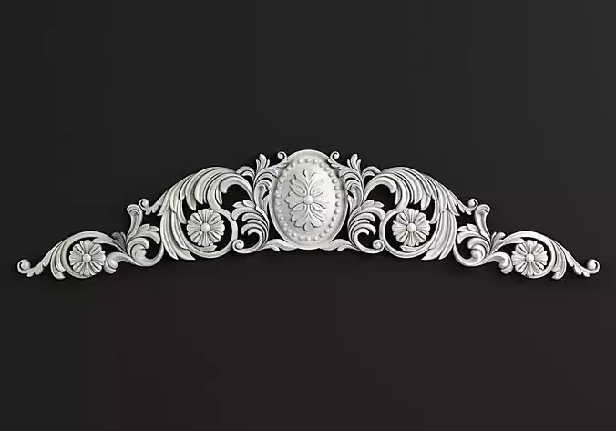 Carved decor horizontal